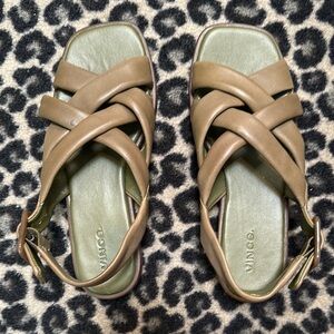 Vince Olive Green Women's Sandals